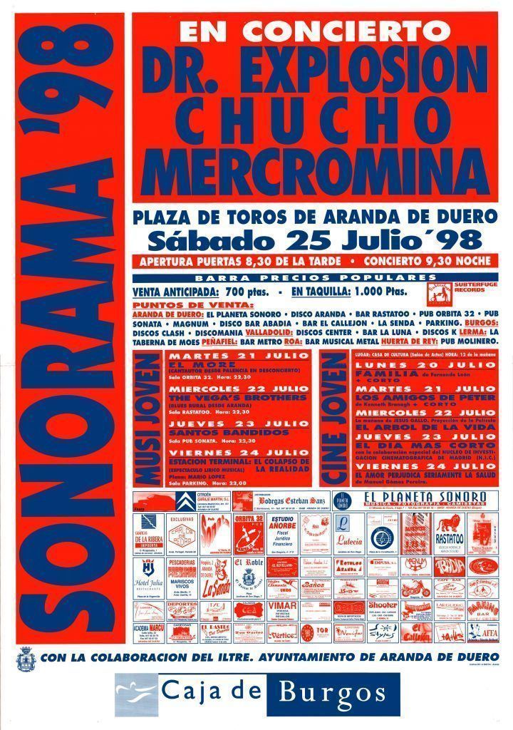 ¿Sabes cuál es el cartel de la primera edición de tu festival favorito? 5 ¿Sabes cuál es el cartel de la primera edición de tu festival favorito? 5