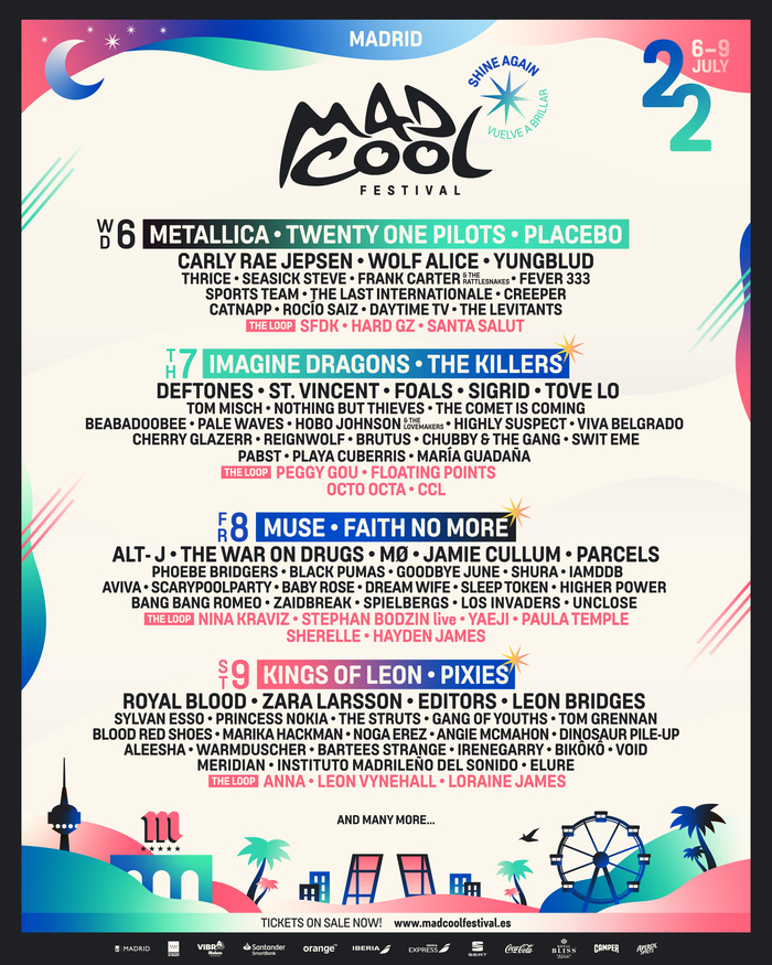 Mad Cool 2022 desvela gran parte de su cartel 3 Mad Cool 2022