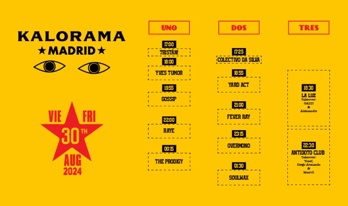 KALORAMA Madrid presenta sus horarios 5 KALORAMA Madrid presenta sus horarios 4 KALORAMA Madrid presenta sus horarios