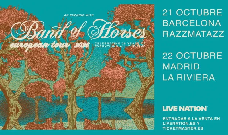 11 Band of Horses celebran los 20 años de "Everything All The Time"