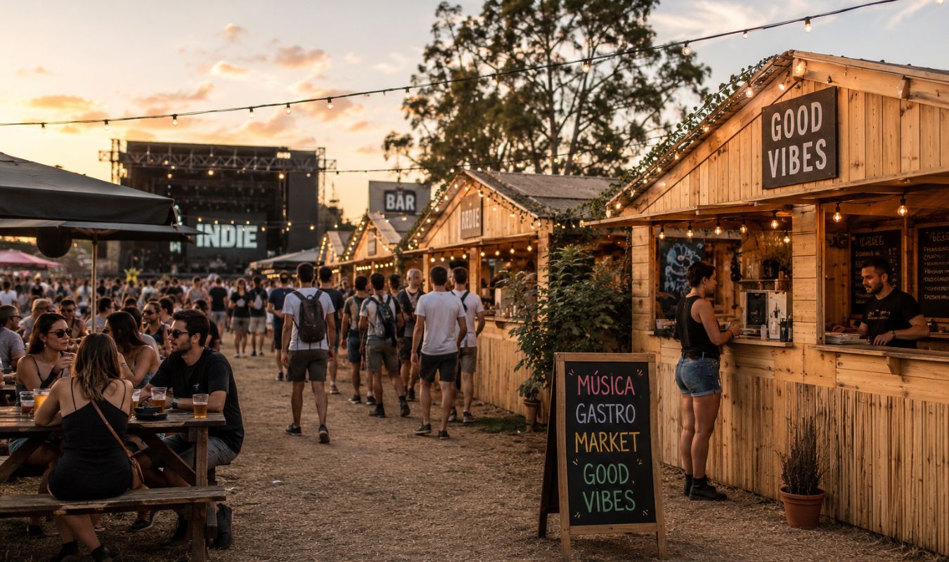 Los festivales ya no son solo música: así han cambiado las zonas market y gastronómicas 1 Los festivales ya no son solo música: así han cambiado las zonas market y gastronómicas 1